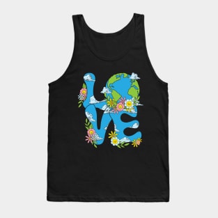 Earth Day Planet Anniversary Earth Day Everyday Tank Top